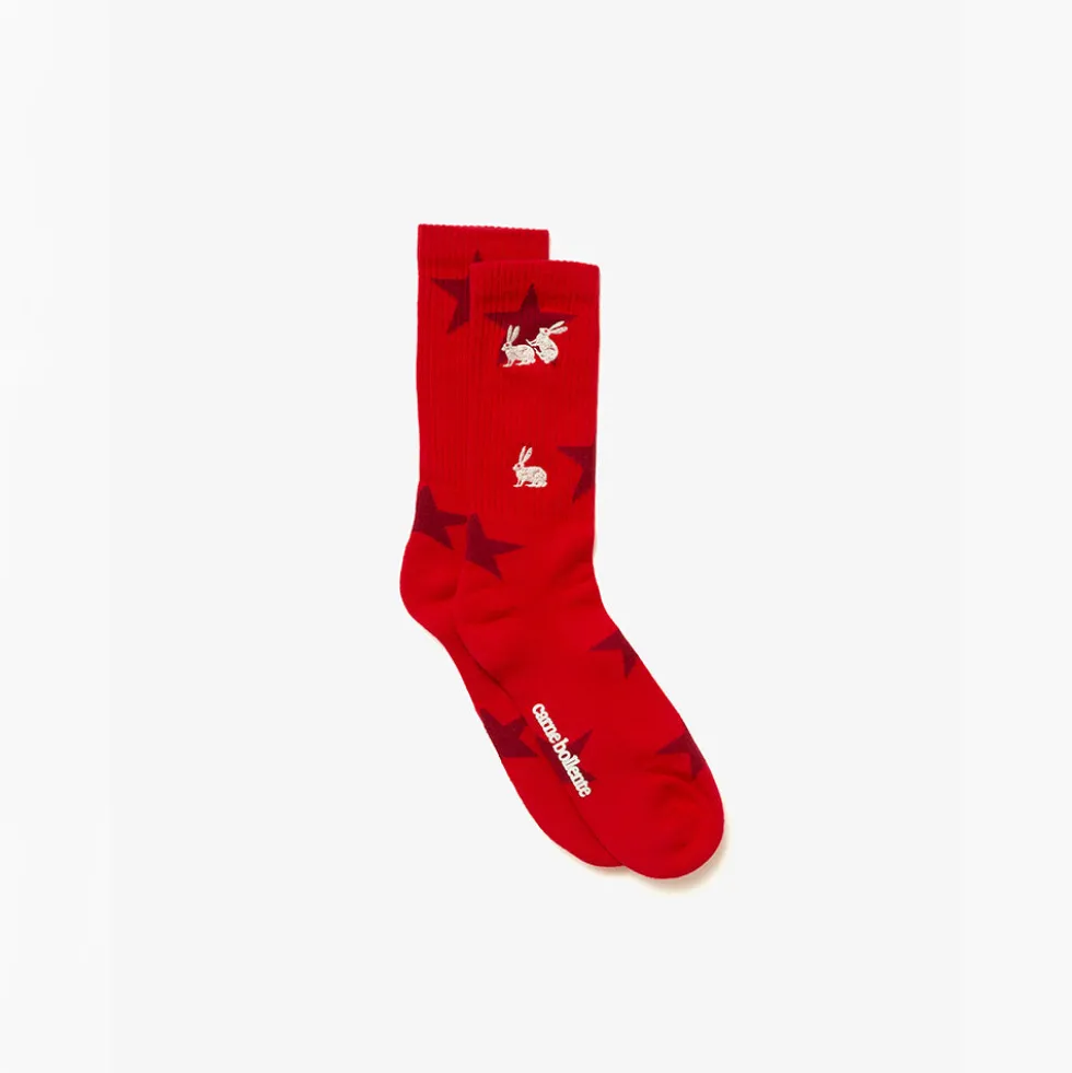 Carne Bollente - Chaussettes Starfluffer - Rouge