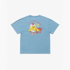 Carne Bollente - T-shirt Lick Me - Bleu
