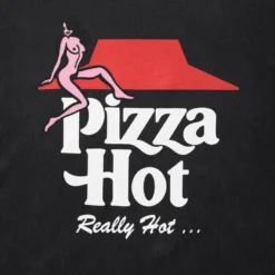 Carne Bollente - T-shirt Pizza Hot - Noir