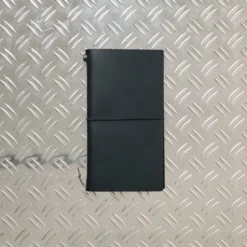 Carnet de voyage en cuir - Noir