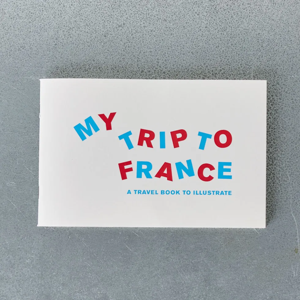 Carnet à illustrer - My Trip To France