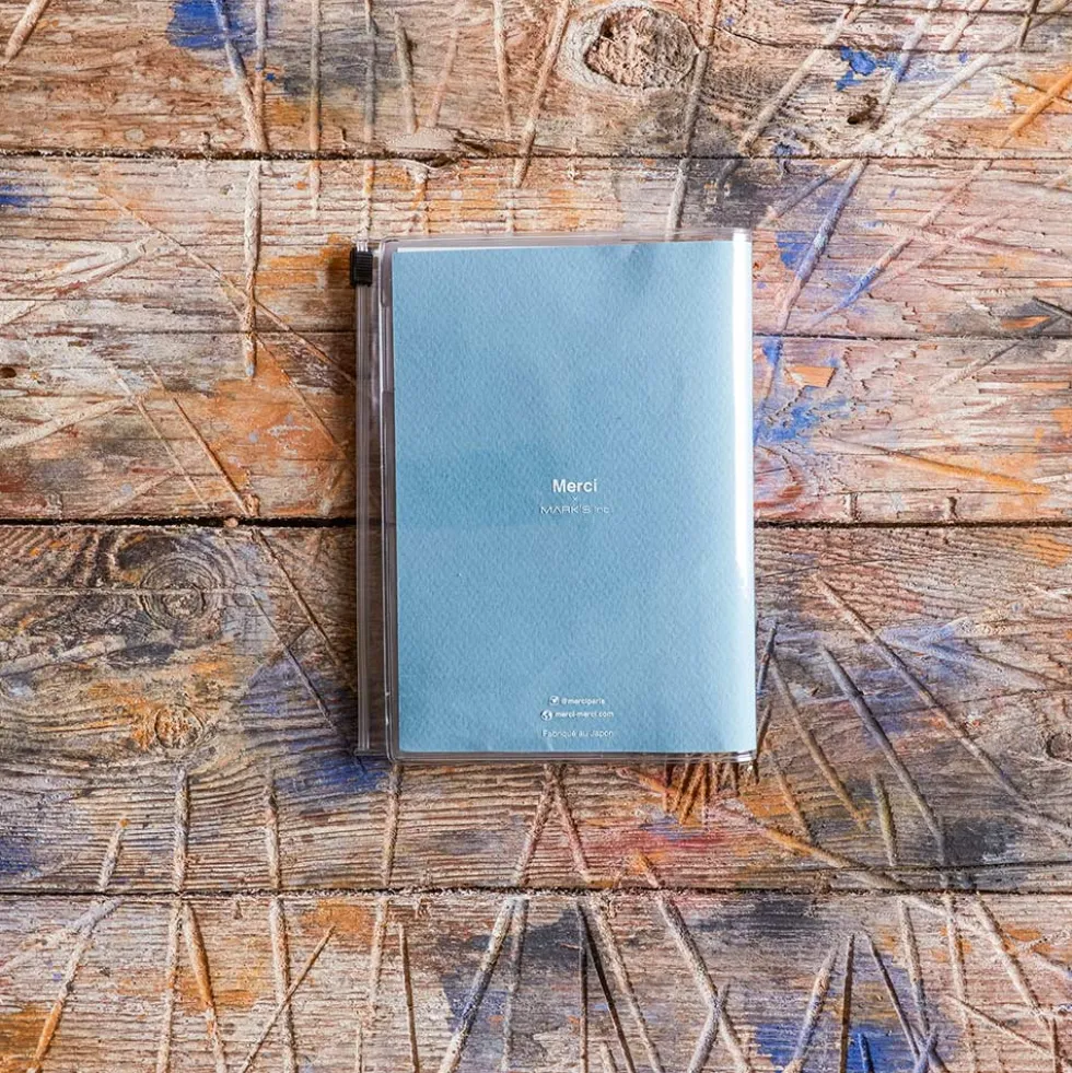 Carnet Merci - Bleu Azur