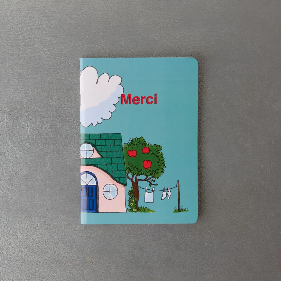 Carnet Merci - Maison rose