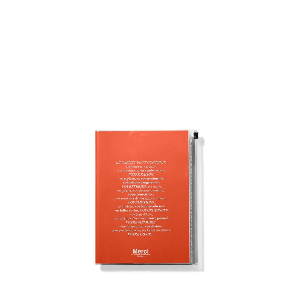 Carnet Merci - Orange