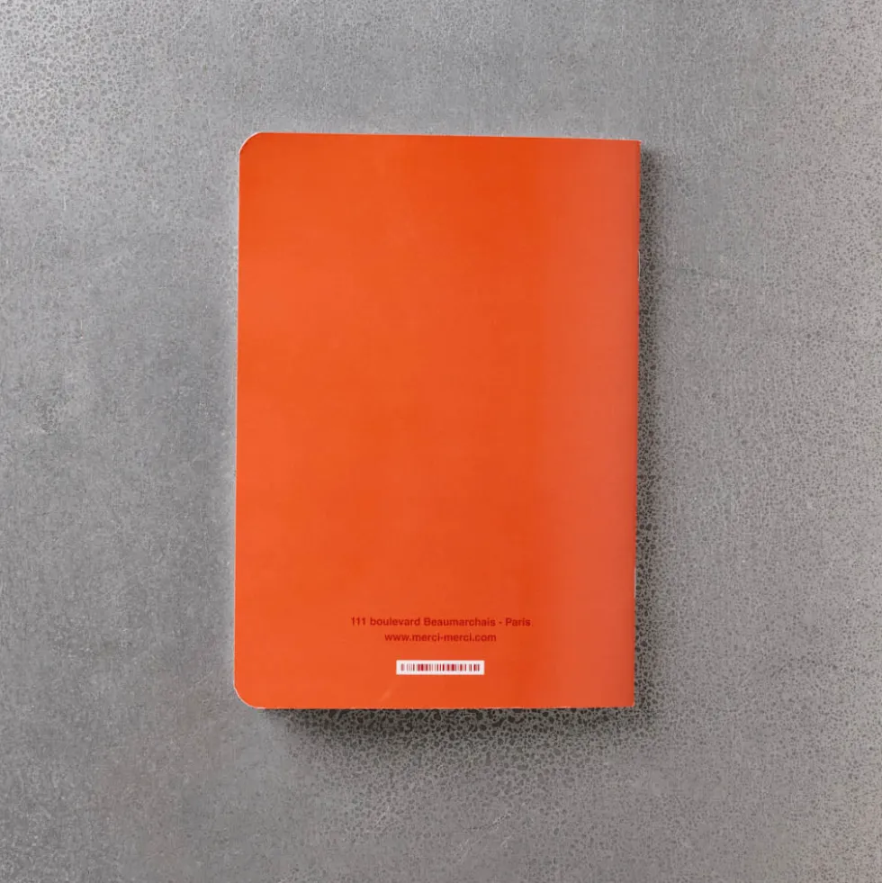 Carnet Merci - Orange et Rouge