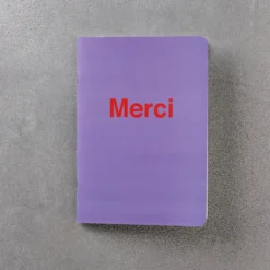 Carnet Merci - Violet et Rouge
