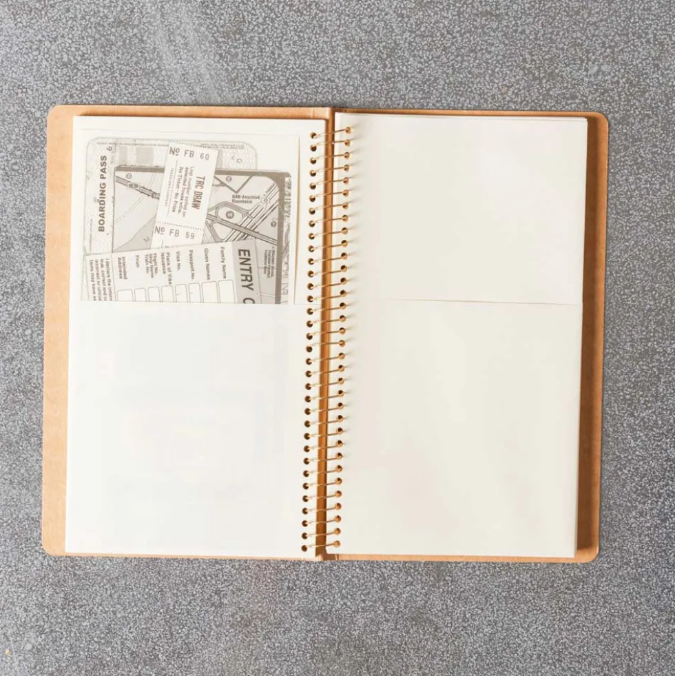 Carnet à pochettes kraft Kangourou