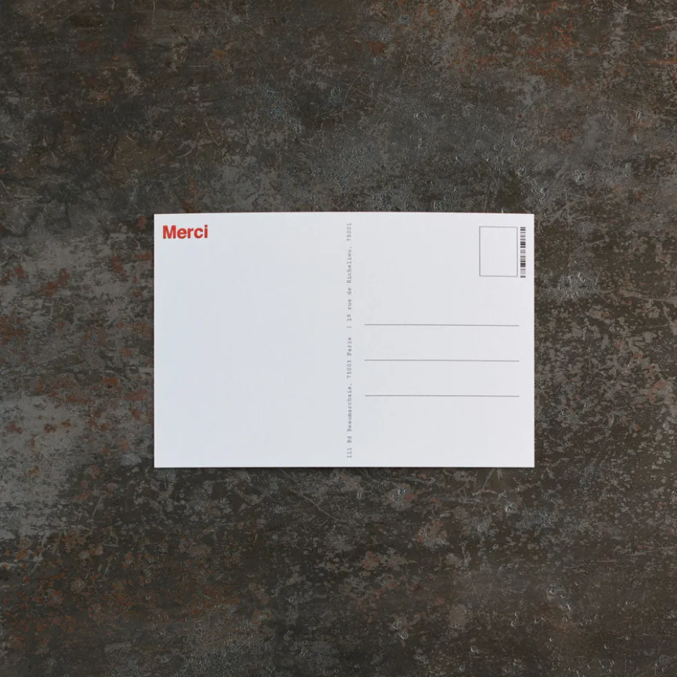 Carte postale - Greetings from Merci