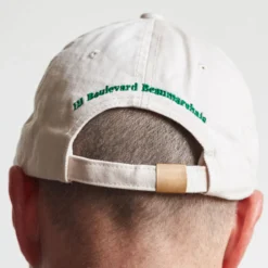Casquette unisexe brodée Non Merci - Écru