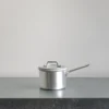 Casserole haute et couvercle en aluminium