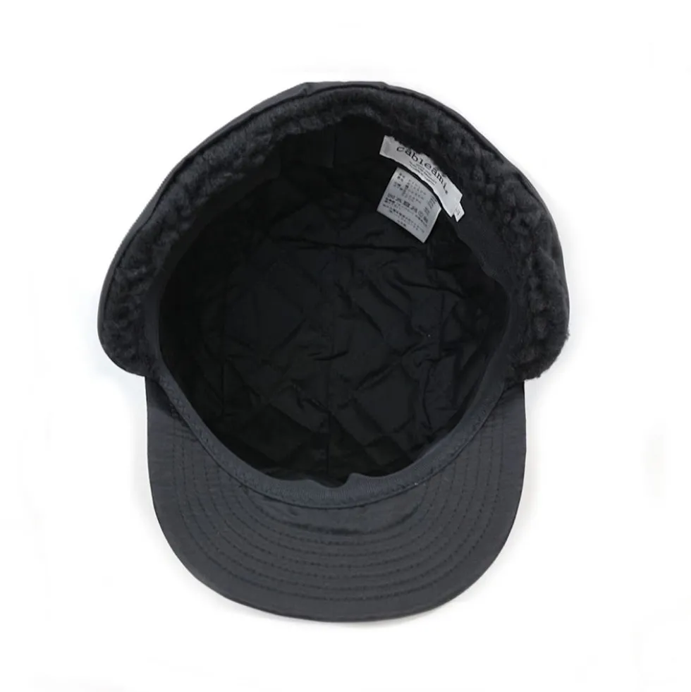 Câbleami - Casquette Nylon Twill Boa - Noir