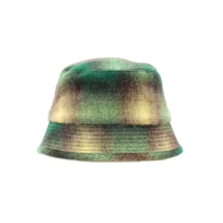 Câbleami - Chapeau 70s Wool Shaggy Check - Vert