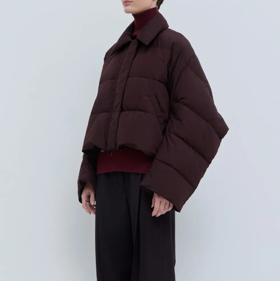 Christian Wijnants - Manteau Jani Down - Prune