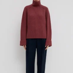 Christian Wijnants - Pull Côtelé Manches Marteau - Merlot