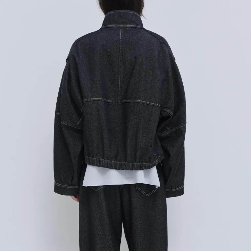 Christian Wijnants - Veste en Jean Jola - Denim Brut