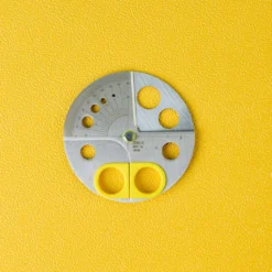 Ciseaux Cercle - Jaune