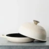 Cocotte à pain en fonte émaillée - Meringue
