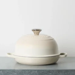 Cocotte à pain en fonte émaillée - Meringue