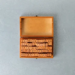 Coffret de tampons à encre - Lettres