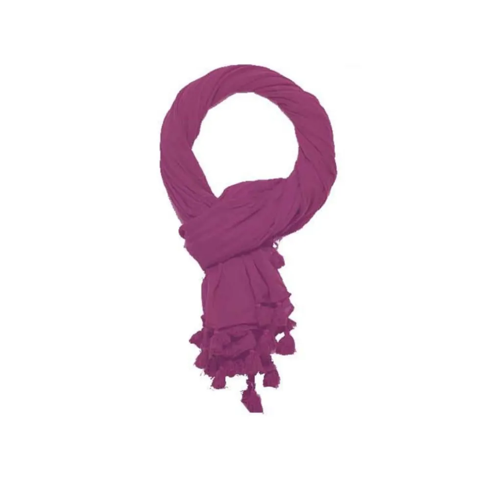 Colores - Paréo Pom Pom - Deep Orchid