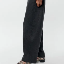 Cordera - Pantalon Cintré en Laine - Anthracite
