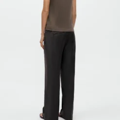 Cordera - Pantalon en Laine - Marron Foncé
