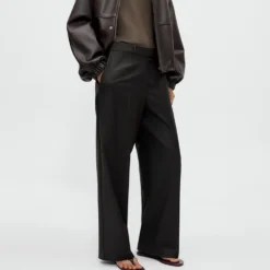 Cordera - Pantalon en Laine - Marron Foncé