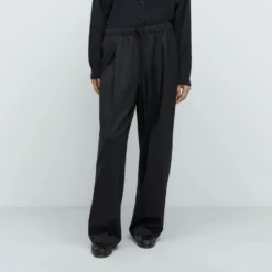 Cordera - Pantalon Plissé Décontracté - Anthracie
