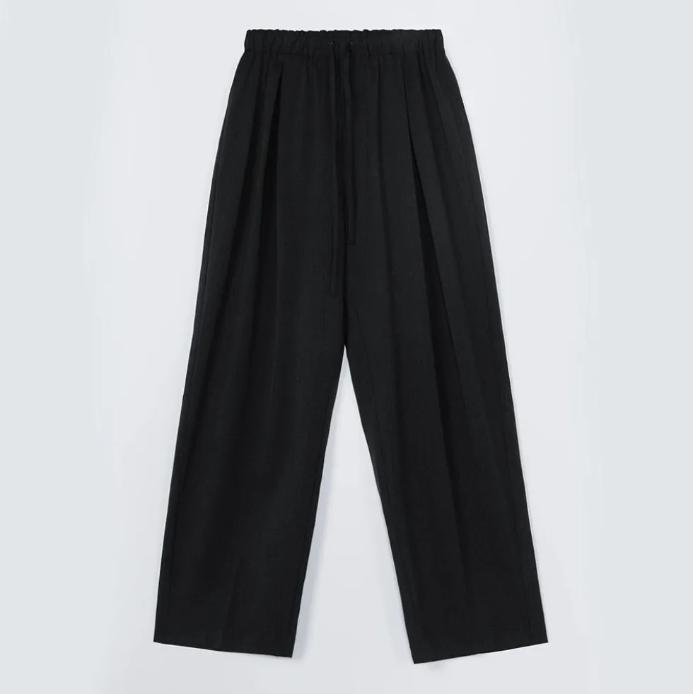 Cordera - Pantalon Plissé Décontracté - Anthracie