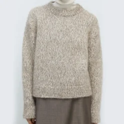 Cordera - Pull Chunky Mélangé - Beige