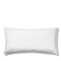 Coussin rectangle en gaze de coton - Blanc de Meudon