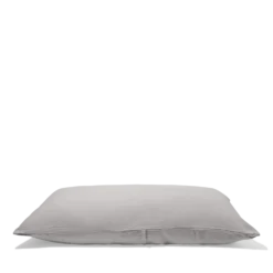 Coussin rectangle en gaze de coton - Gris de Paris