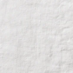 Coussin rectangle en lin lavé - Blanc Optique
