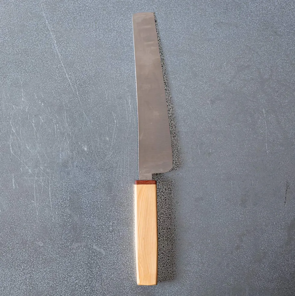 Couteau de chef avec manche en buis