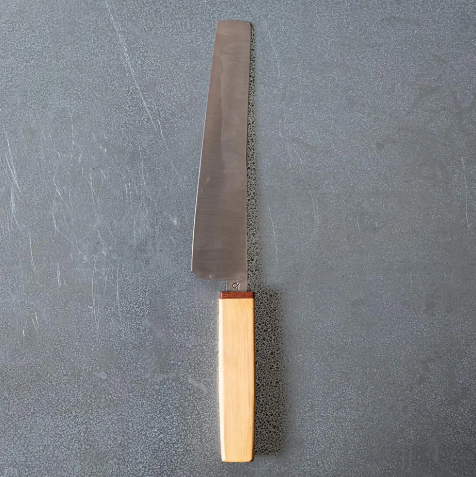 Couteau de chef avec manche en buis
