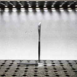 Couteau Goa en acier inoxydable et résine