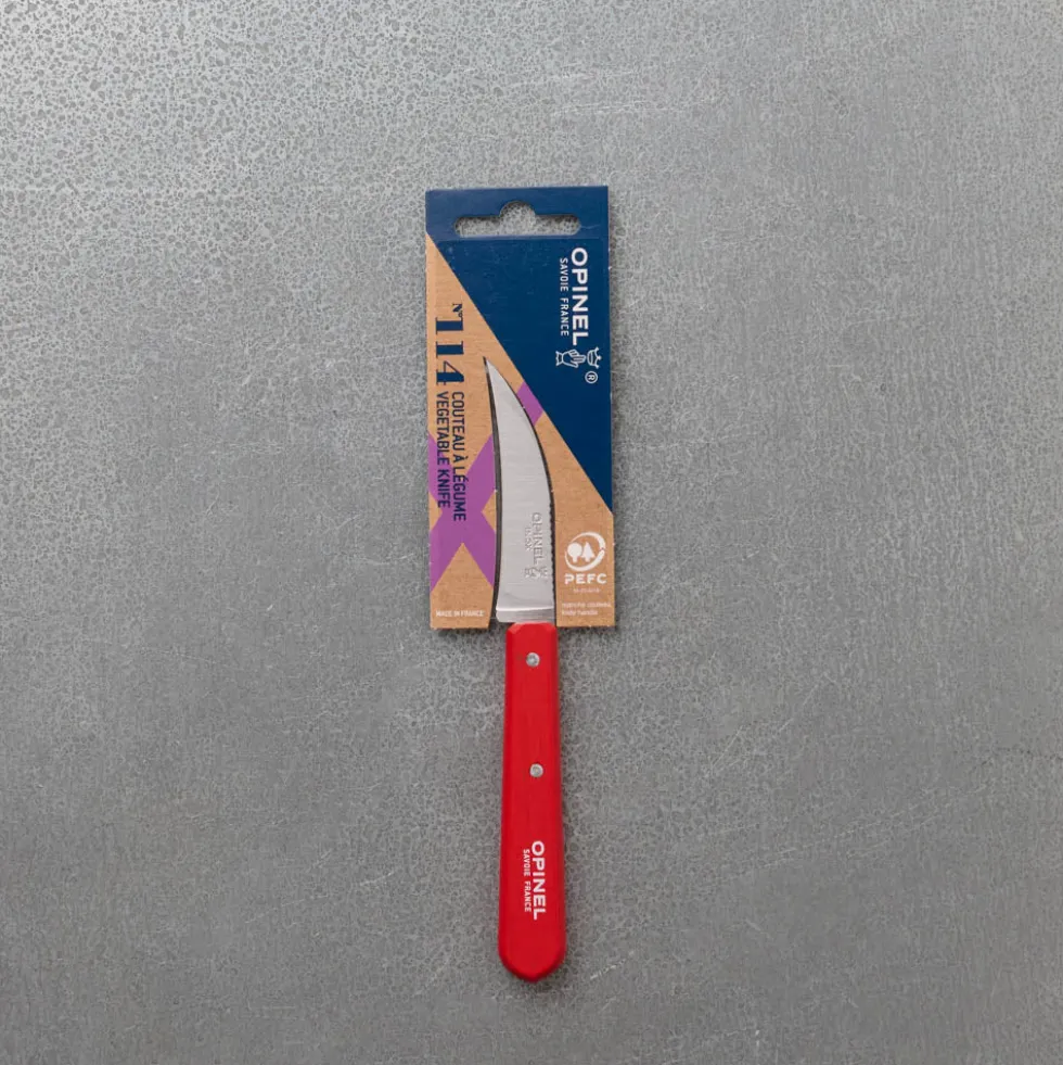 Couteau à légumes N114 - Rouge