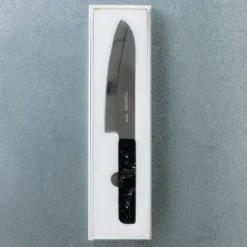 Couteau Santoku - Noir