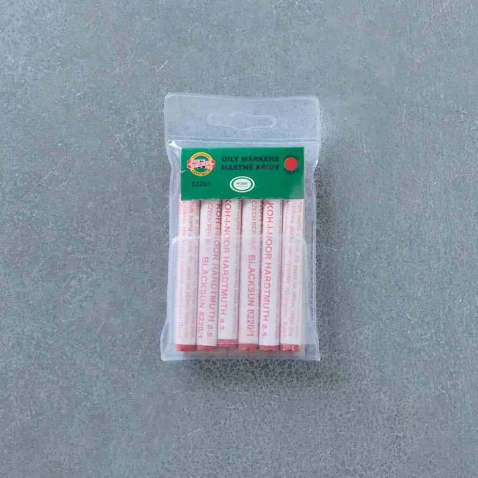 Craies grasses - Rouge
