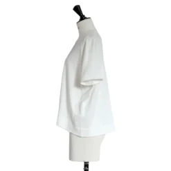 C.T.plage - Pull Col Rond Manches Mi-Longues - Blanc