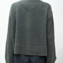 C.T.plage - Pull Col V Cardigan - Kaki