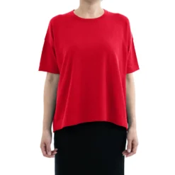 C.T.plage - T-Shirt Demi-Manches - Rouge