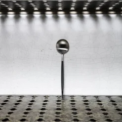 Cuillère à soupe Goa en acier inoxydable et résine