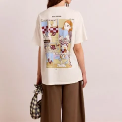 Damson Madder - T-shirt Quiet Company - Écru