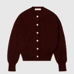 & Daughter - Cardigan Ada - Burgundy