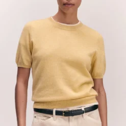 & Daughter - Maille Emer - Jaune Pale