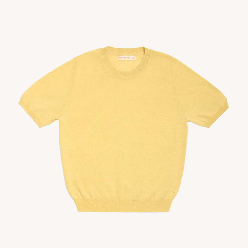 & Daughter - Maille Emer - Jaune Pale