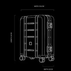 Db Journey x Merci - Valise Carry-On Pro - Argent