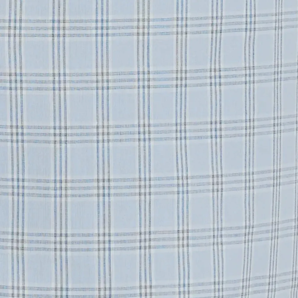 Deiji Studio - Chemise à Cordons - Carreaux Bleu