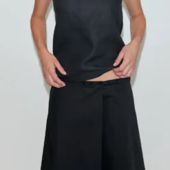 Deiji Studio - Jupe Portefeuille - Noir